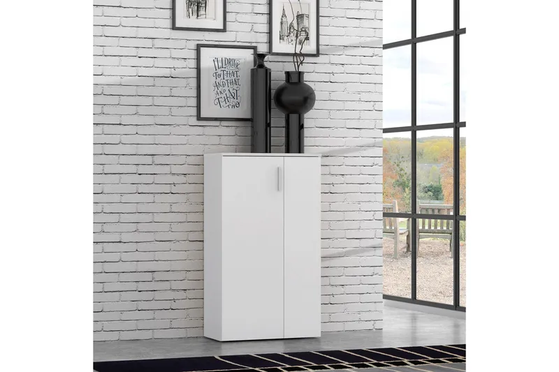 Kenkäkaappi Lidget 69 cm - Valkoinen - Säilytys - Kaappi - Säilytyskaappi