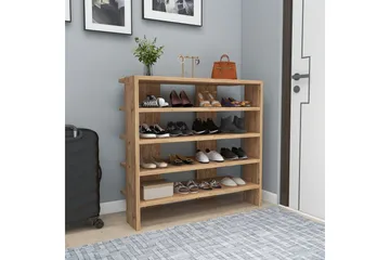 Kenkäkaappi Sargel 75,6 cm - Ruskea - Säilytys - Kaappi - Säilytyskaappi