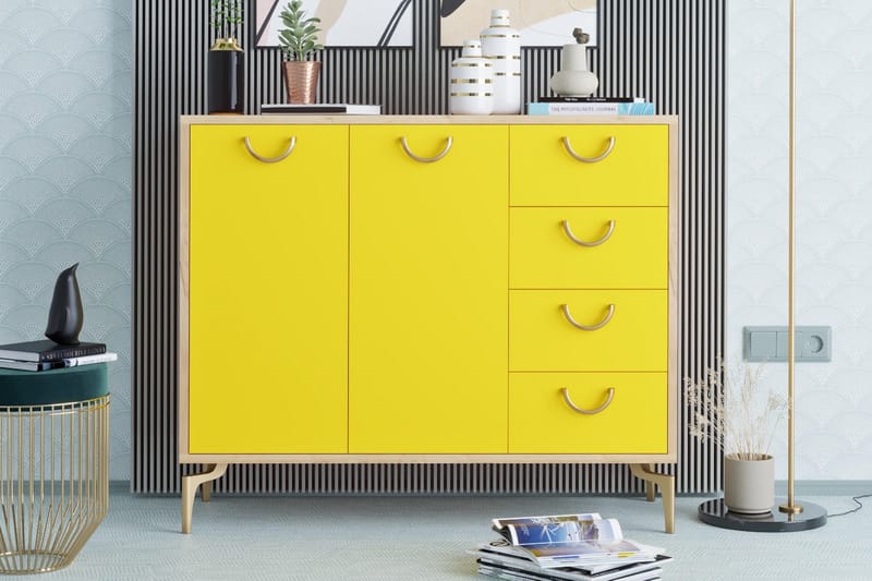 Kenkäsäilytin Kulta/Tammi/Keltainen, undefined