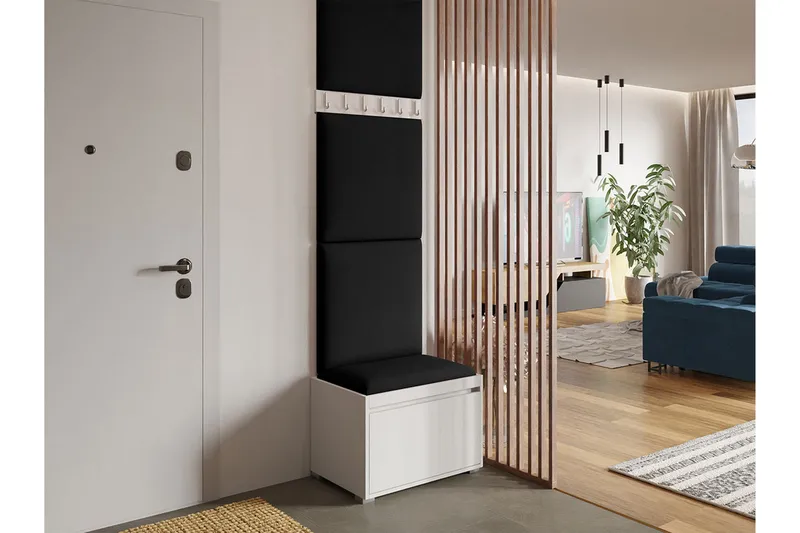 Kenmare Highboard Black/White - Säilytys - Kaappi - Säilytyskaappi