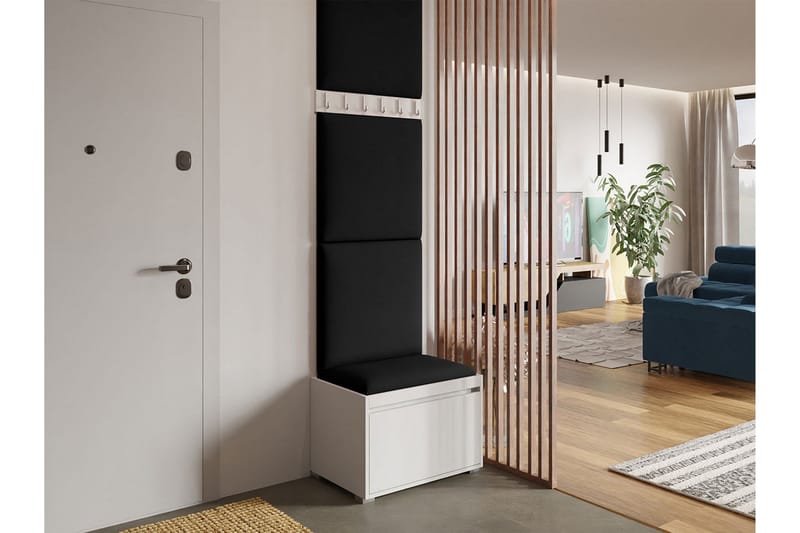 Kenmare Highboard Black/White - Säilytys - Kaappi - Säilytyskaappi