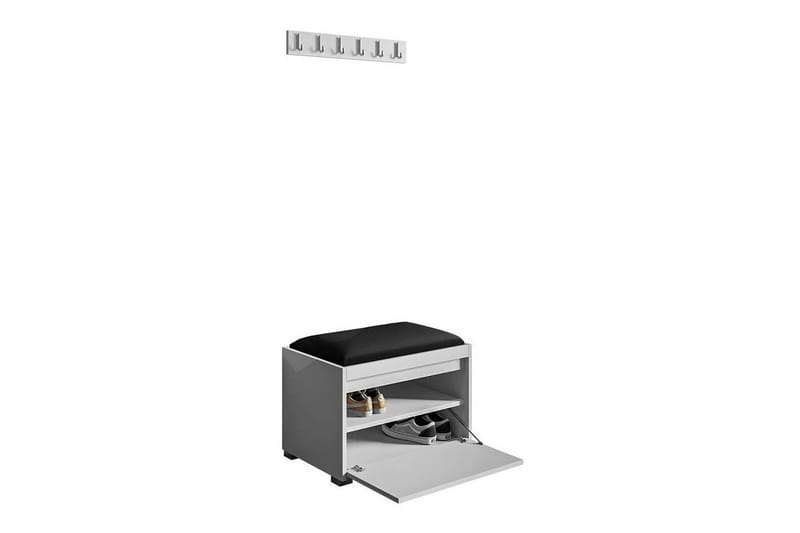 Kenmare Highboard Black/White - Säilytys - Kaappi - Säilytyskaappi