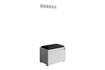Kenmare Highboard Black/White - Säilytys - Kaappi - Säilytyskaappi