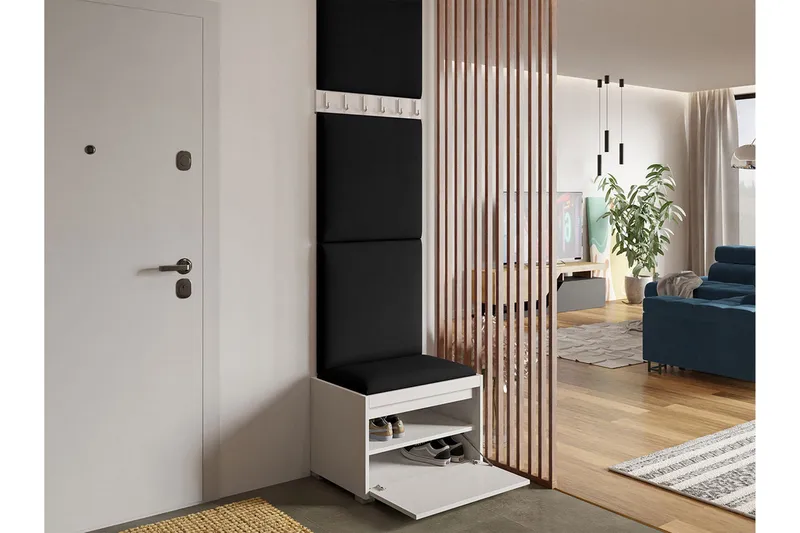 Kenmare Highboard Black/White - Säilytys - Kaappi - Säilytyskaappi