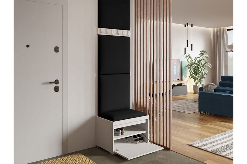 Kenmare Highboard Black/White - Säilytys - Kaappi - Säilytyskaappi