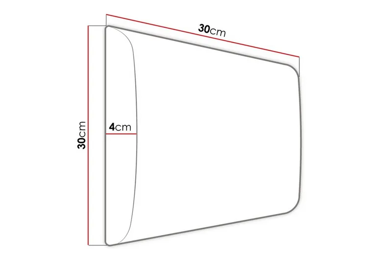 Kenmare Highboard White/Black - Säilytys - Kaappi - Säilytyskaappi