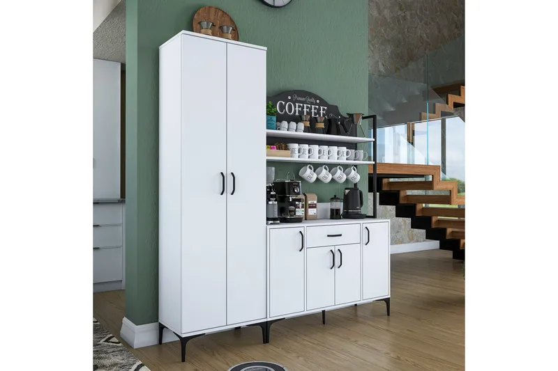 Korkea kaappi Manorma, Valkoinen