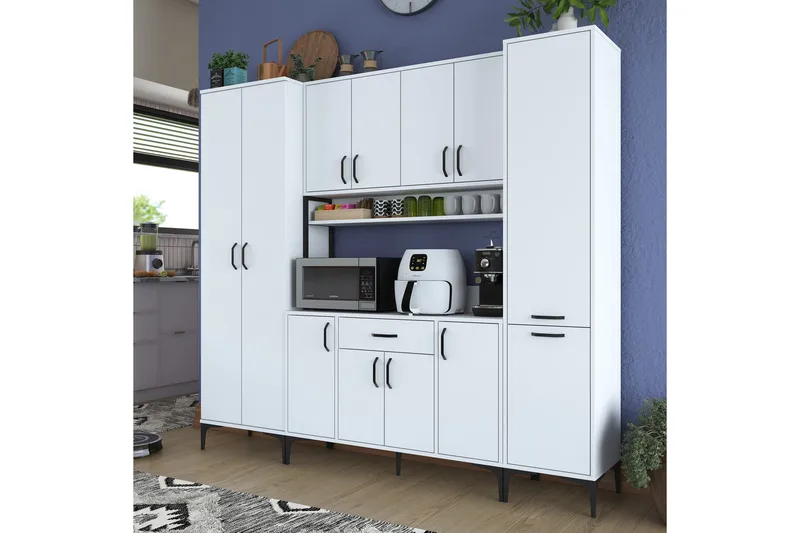 Korkea kaappi Manorma, Valkoinen