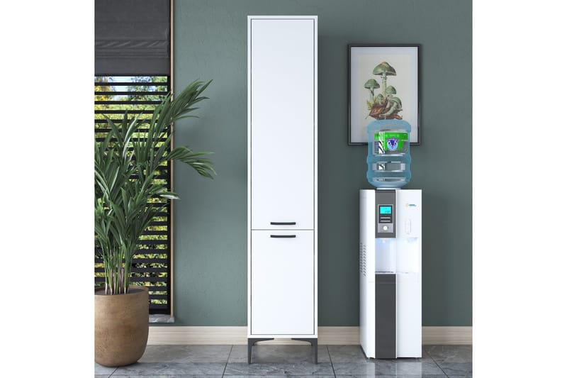 Korkea kaappi Manorma - Valkoinen - Säilytys - Kaappi - Säilytyskaappi