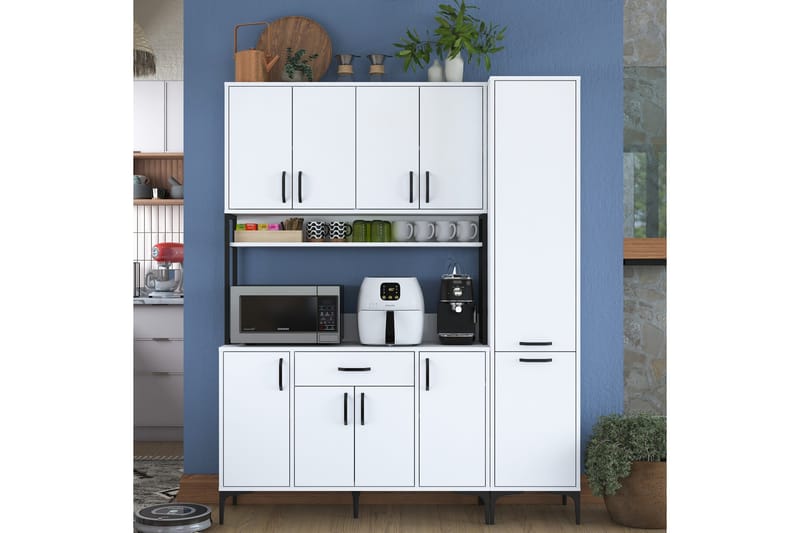 Korkea kaappi Manorma, Valkoinen