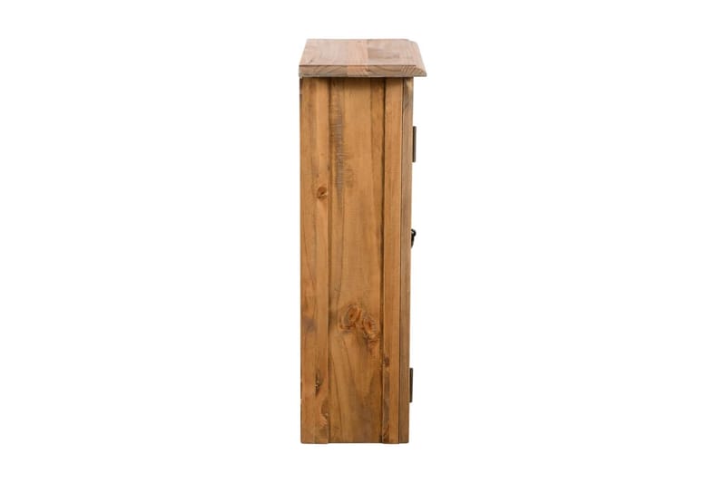 Kylpyhuoneen seinäkaappi kierrätetty mänty 42x23x70 cm - Ruskea - Säilytys - Kaappi - Säilytyskaappi