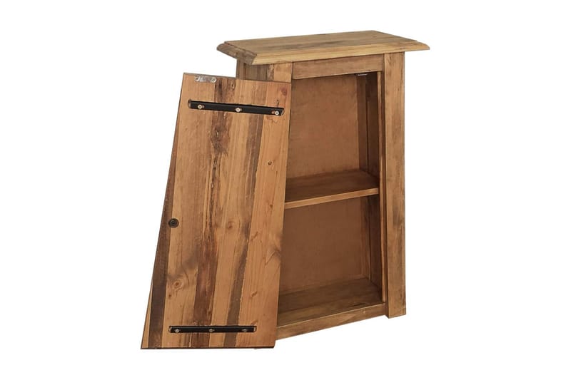 Kylpyhuoneen seinäkaappi kierrätetty mänty 42x23x70 cm - Ruskea - Säilytys - Kaappi - Säilytyskaappi