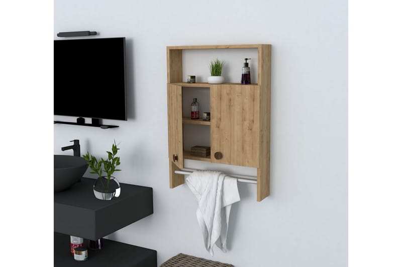 Kylpyhuonekaappi Alieyah 87 cm - Sininen - Säilytys - Kaappi - Säilytyskaappi