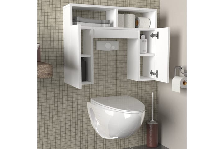 Kylpyhuonekaappi Doerhoff 76 cm - Valkoinen - Säilytyskaappi