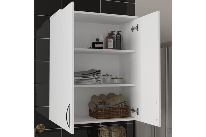 Kylpyhuonekaappi Goughnour 70 cm - Valkoinen - Säilytyskaappi