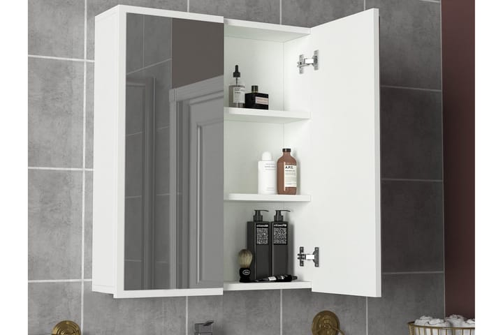 Kylpyhuonekaappi Woodshutts 60 cm - Valkoinen - Säilytyskaappi