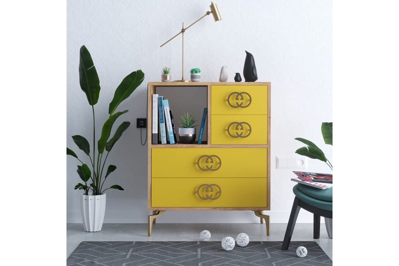 Lipasto Kulta/Tammi - Säilytys - Kaappi - Säilytyskaappi