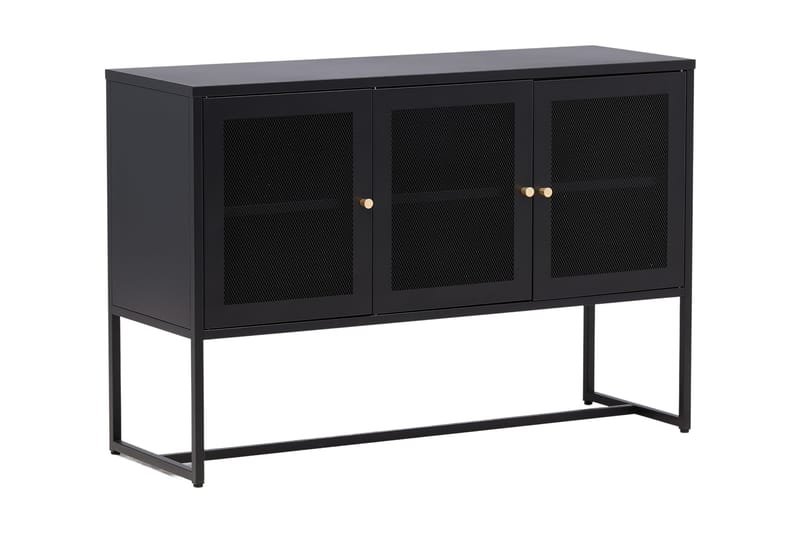 Lipasto Malla 120x40x80 cm, Musta