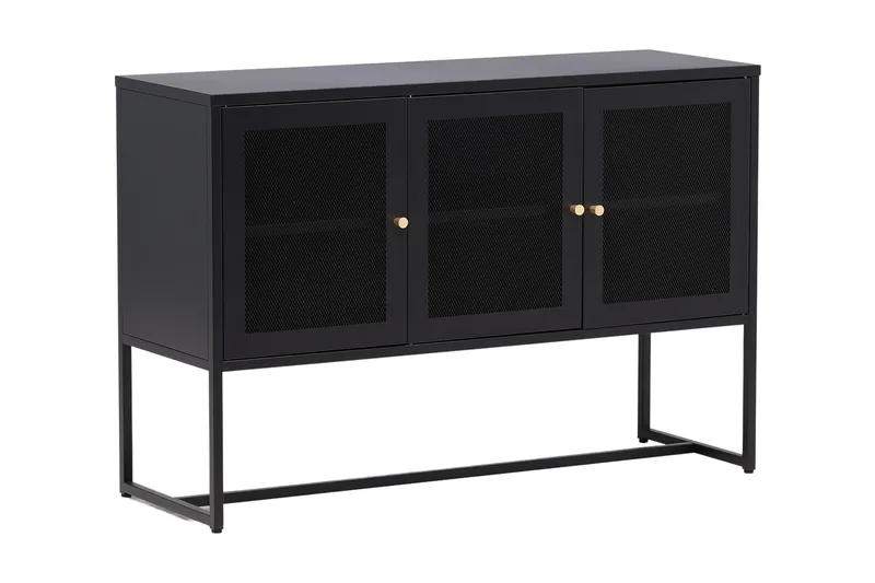 Lipasto Malla 120x40x80 cm, Musta