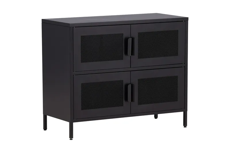 Lipasto Nett 90x40x75 cm, Musta