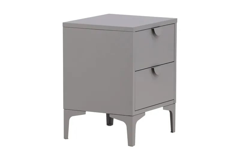 Lipasto Piring kahdella laatikolla 45x40x52 cm, Vaaleanharmaa