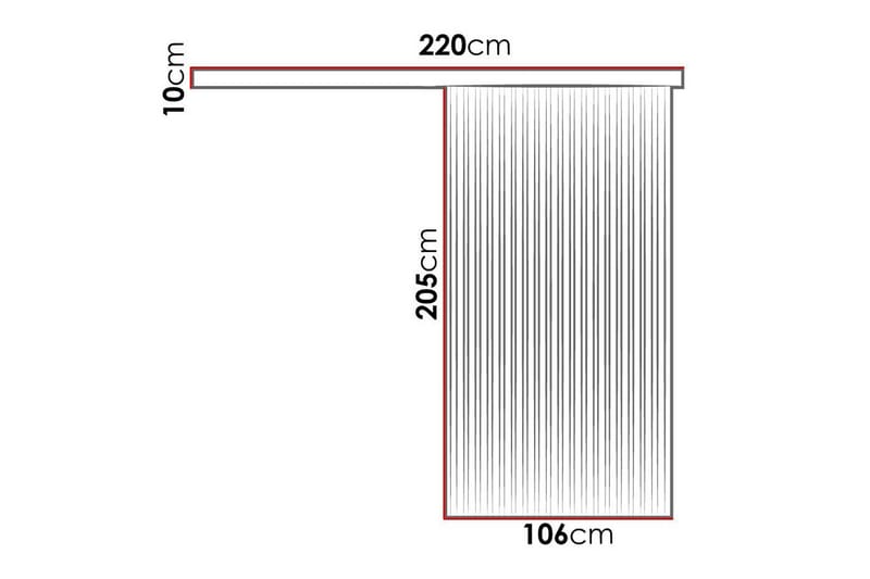 Liukuovi Clonmore - Valkoinen - Talo & remontointi - Rakentaminen - Ovet - Liukuovi