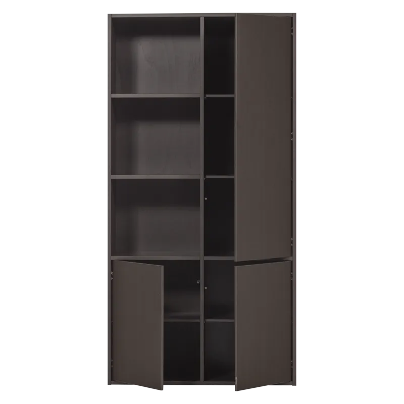 Säilytyskaappi Meggy 215 cm - Keskiruskea - Säilytys - Kaappi - Säilytyskaappi