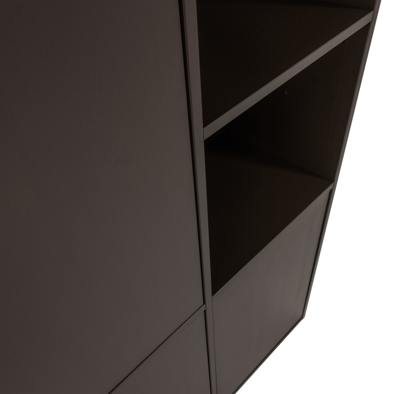 Säilytyskaappi Meggy 215 cm - Keskiruskea - Säilytys - Kaappi - Säilytyskaappi