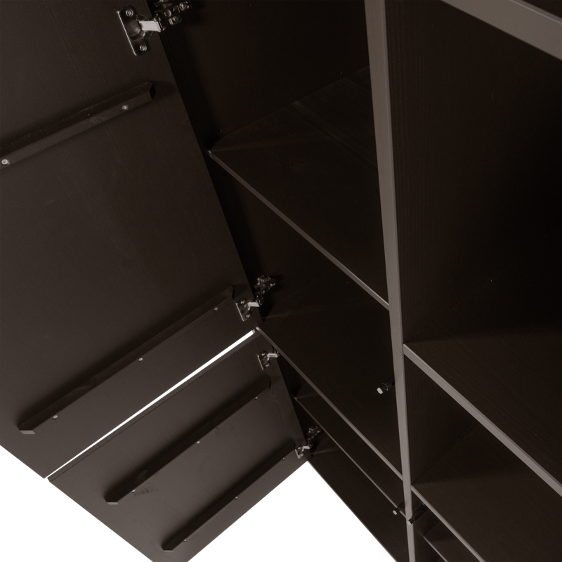 Säilytyskaappi Meggy 215 cm - Keskiruskea - Säilytys - Kaappi - Säilytyskaappi