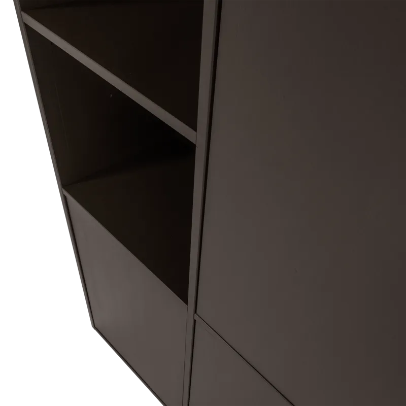 Säilytyskaappi Meggy 215 cm - Keskiruskea - Säilytys - Kaappi - Säilytyskaappi