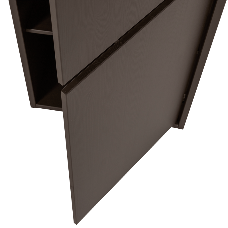 Säilytyskaappi Meggy 215 cm - Keskiruskea - Säilytys - Kaappi - Säilytyskaappi