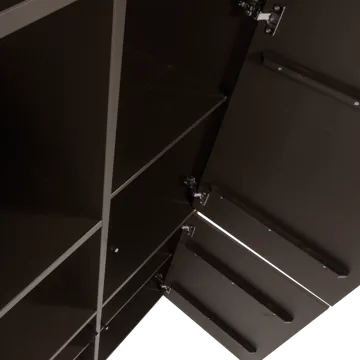 Säilytyskaappi Meggy 215 cm - Keskiruskea - Säilytys - Kaappi - Säilytyskaappi