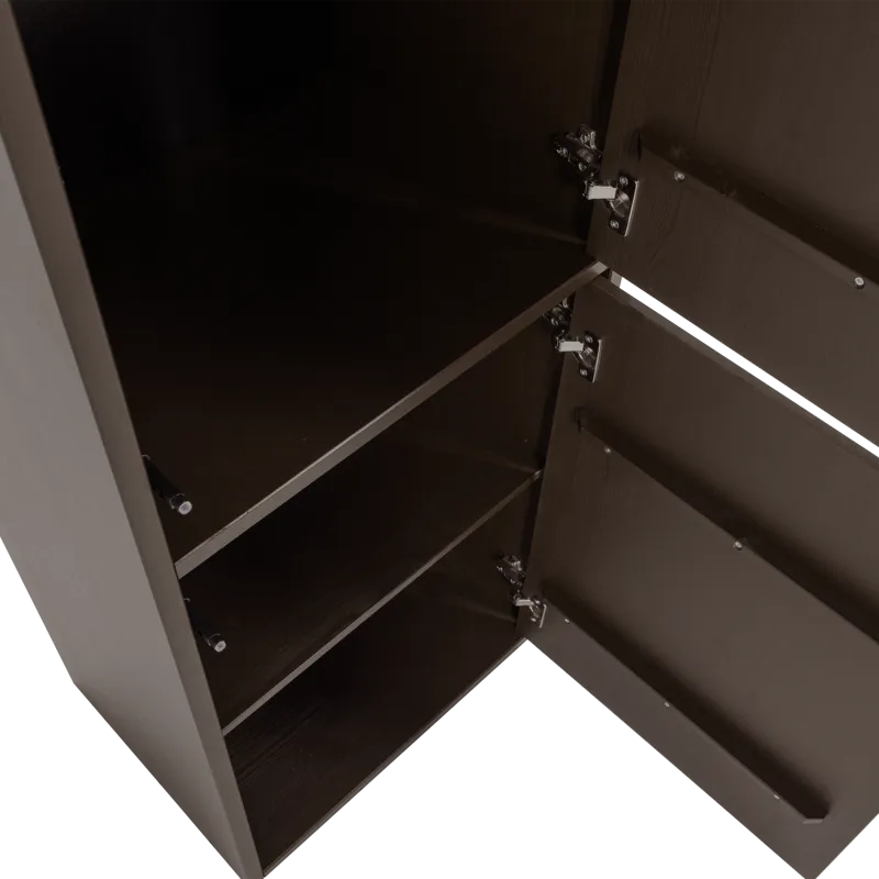 Säilytyskaappi Meggy 215 cm - Keskiruskea - Säilytys - Kaappi - Säilytyskaappi