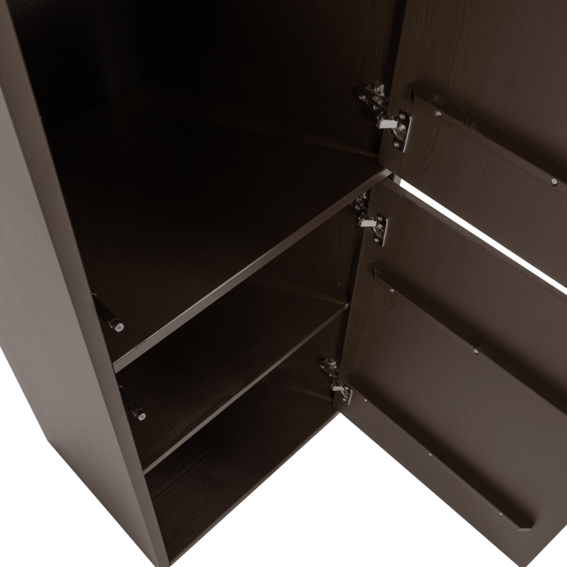 Säilytyskaappi Meggy 215 cm - Keskiruskea - Säilytys - Kaappi - Säilytyskaappi