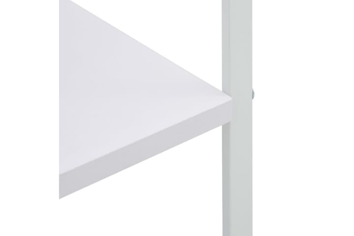 Mikroaaltouunikaappi valkoinen 60x39,6x123 cm lastulevy - Keittiökaappi - Säilytyskaappi