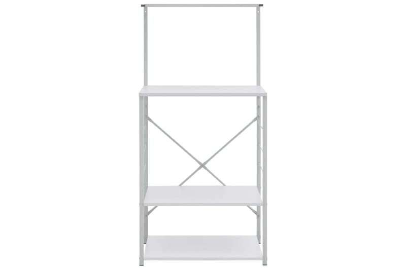 Mikroaaltouunikaappi valkoinen 60x39,6x123 cm lastulevy - Säilytys - Kaappi - Säilytyskaappi