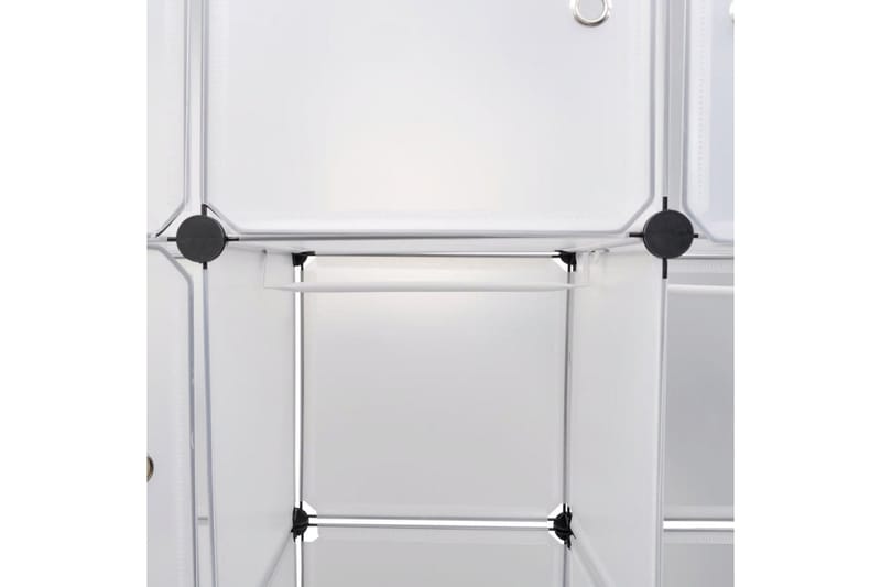 Moduulikaappi 14 lokeroa 37 x 146 x 180,5 cm valkoinen - Valkoinen - Säilytys - Kaappi - Säilytyskaappi