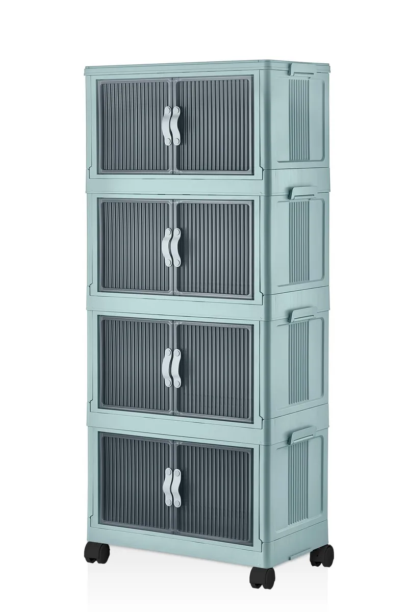 Monikäyttöinen kaappi Hanah Home Lavine 127 (56 x 127 x 56 cm) Baby Blue, undefined