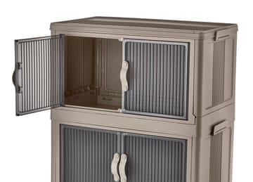 Monikäyttöinen kaappi Hanah Home Lavine 127 (56 x 127 x 56 cm) Vaaleansininen - Säilytys - Kaappi - Säilytyskaappi