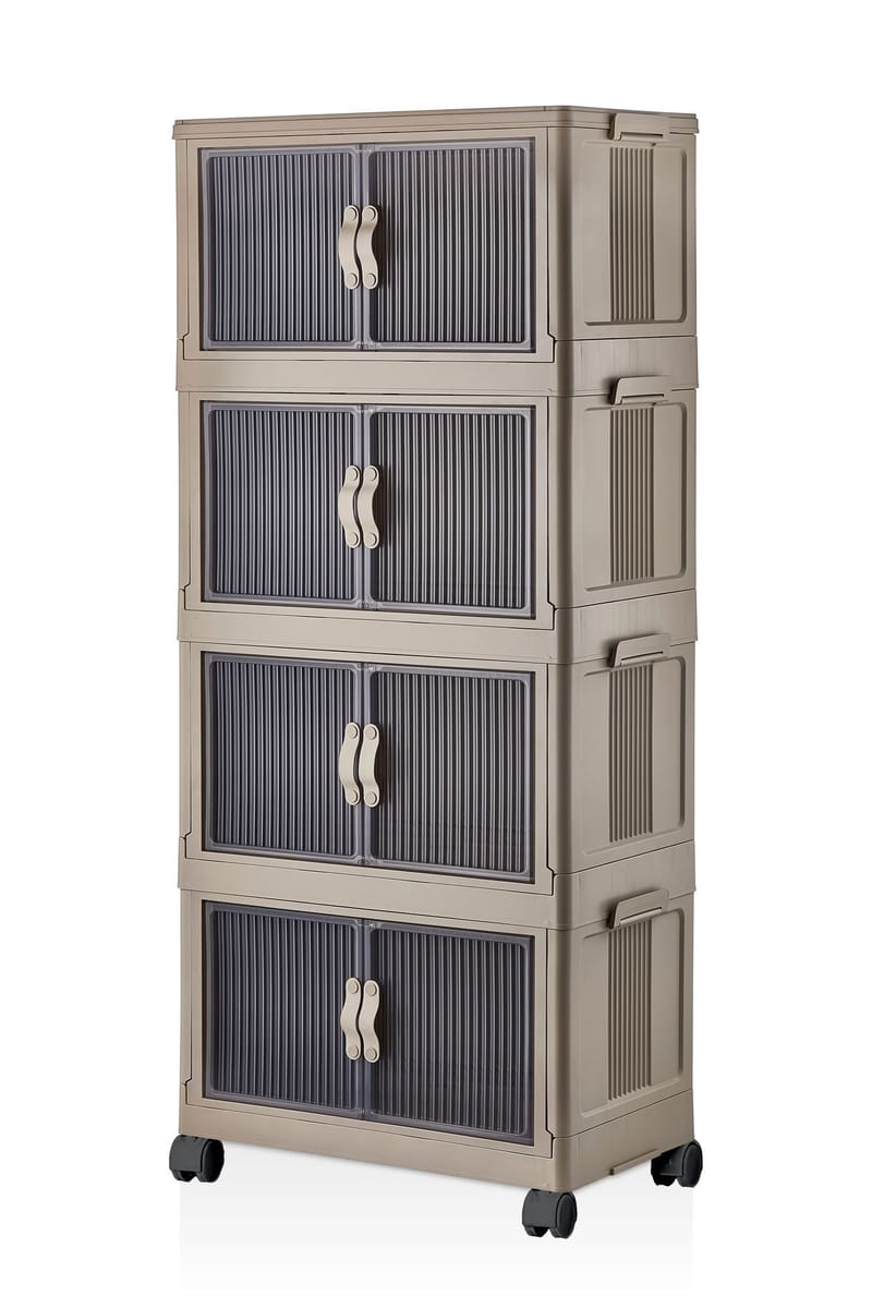 Monikäyttöinen kaappi Hanah Home Lavine 127 (56 x 127 x 56 cm) Vaaleansininen