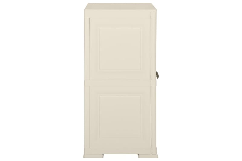 Muovikaappi 79x43x85,5 cm puutyyli kerma - Kerma - Säilytys - Kaappi - Säilytyskaappi