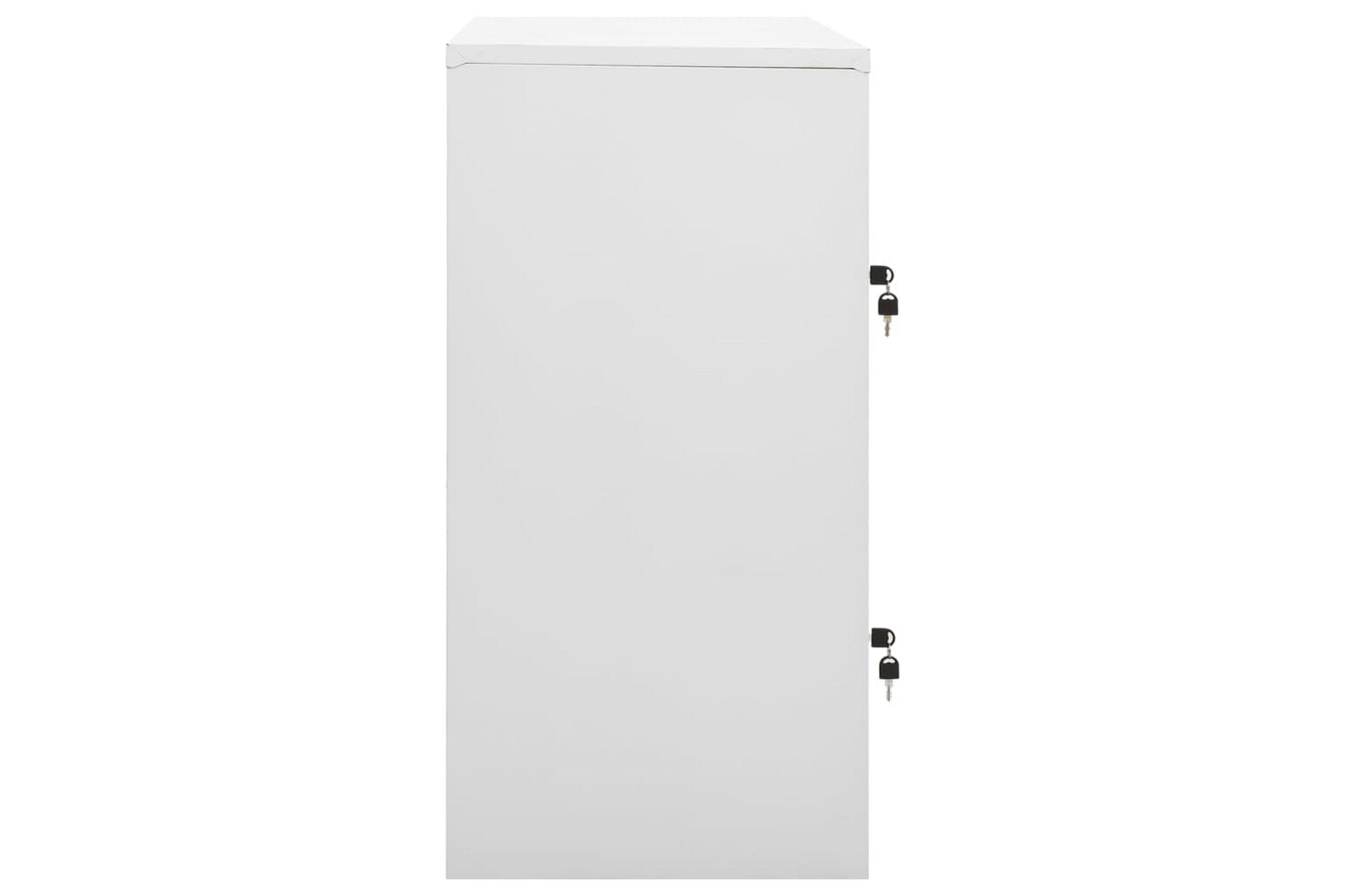 Pukukaapit 2 kpl vaaleanharmaa ja vihreä 90x45x92,5 cm teräs - Harmaa - Säilytys - Kaappi - Säilytyskaappi