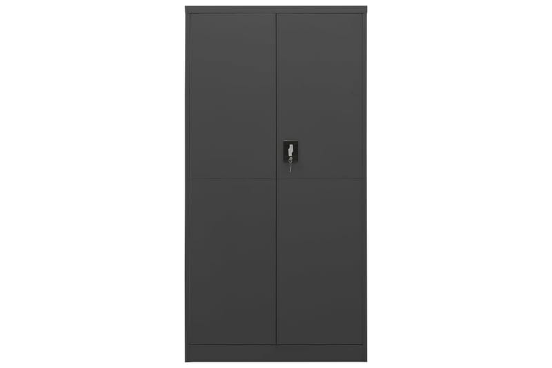 Pukukaappi antrasiitti 90x40x180 cm teräs - Antrasiitti - Säilytys - Kaappi - Säilytyskaappi