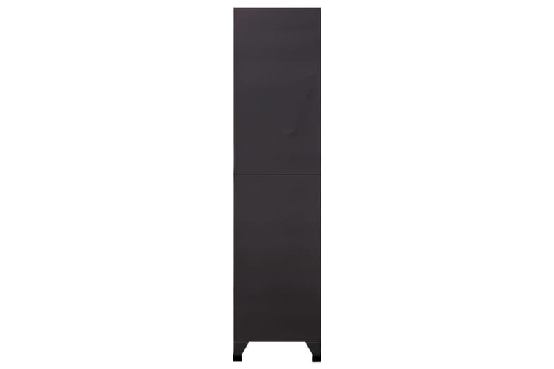 Pukukaappi antrasiitti 90x45x180 cm teräs - Antrasiitti - Säilytys - Kaappi - Säilytyskaappi