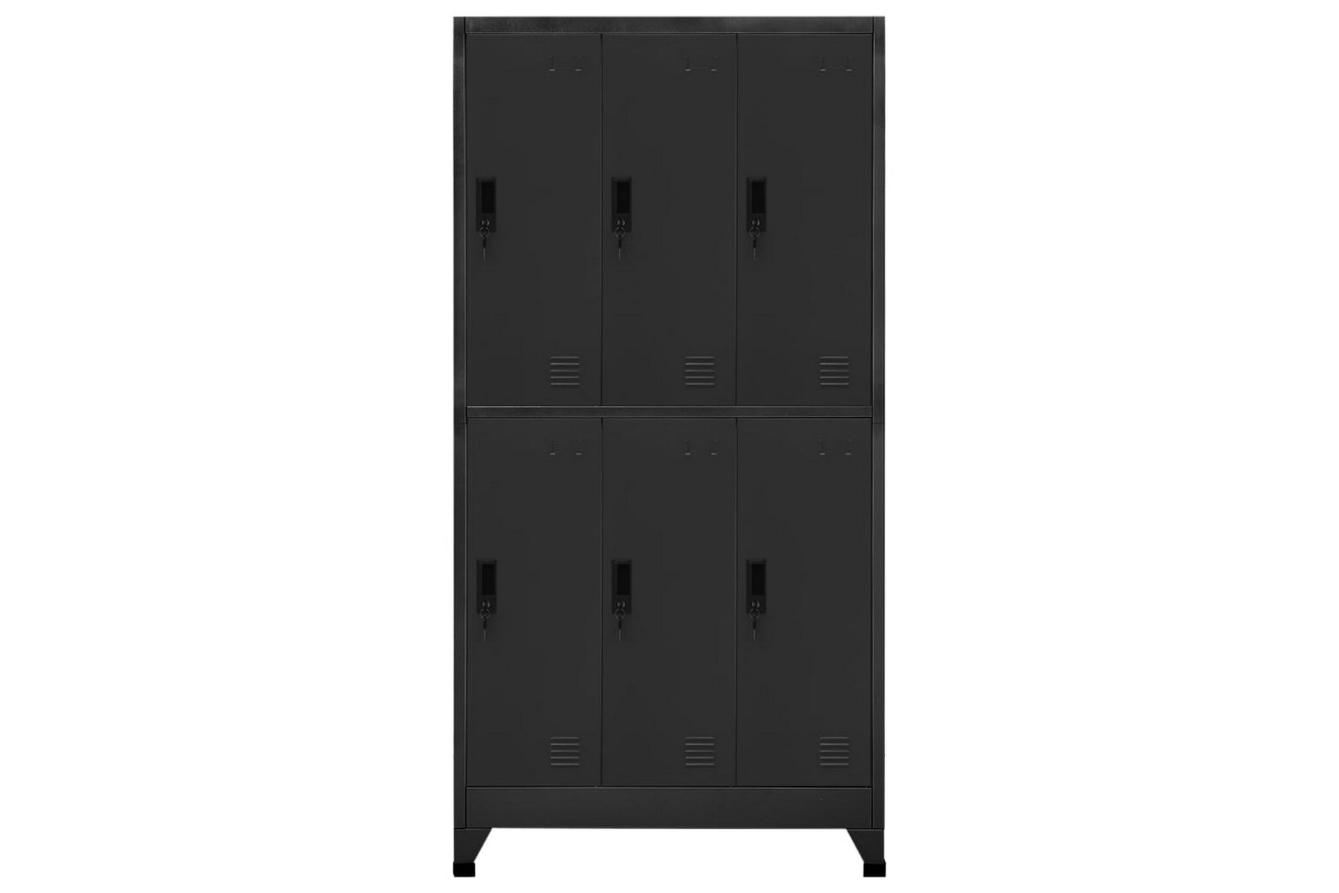 Pukukaappi antrasiitti 90x45x180 cm teräs - Antrasiitti - Säilytys - Kaappi - Säilytyskaappi