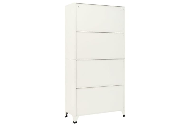 Pukukaappi harmaa ja sininen 90x45x180 cm teräs - Harmaa - Säilytys - Kaappi - Säilytyskaappi
