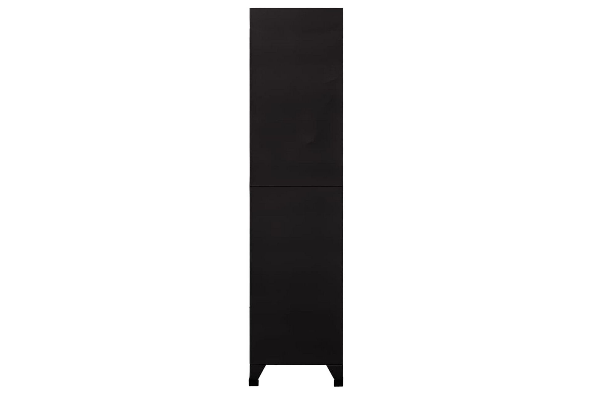 Pukukaappi musta 90x45x180 cm teräs - Musta - Säilytys - Kaappi - Säilytyskaappi