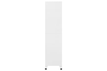 Pukukaappi vaalean- ja tummanharmaa 90x45x180 cm teräs - Harmaa - Säilytys - Kaappi - Säilytyskaappi