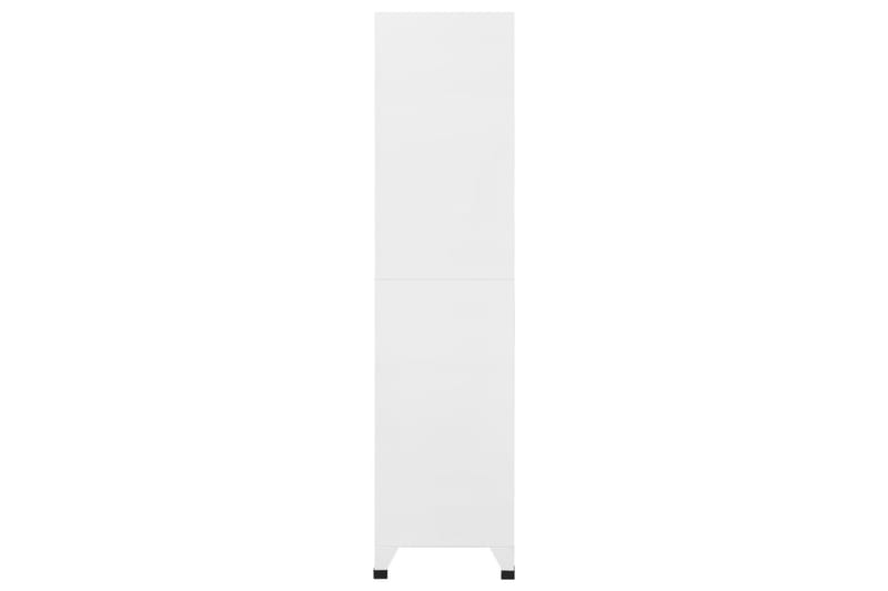 Pukukaappi vaalean- ja tummanharmaa 90x45x180 cm teräs - Harmaa - Säilytys - Kaappi - Säilytyskaappi
