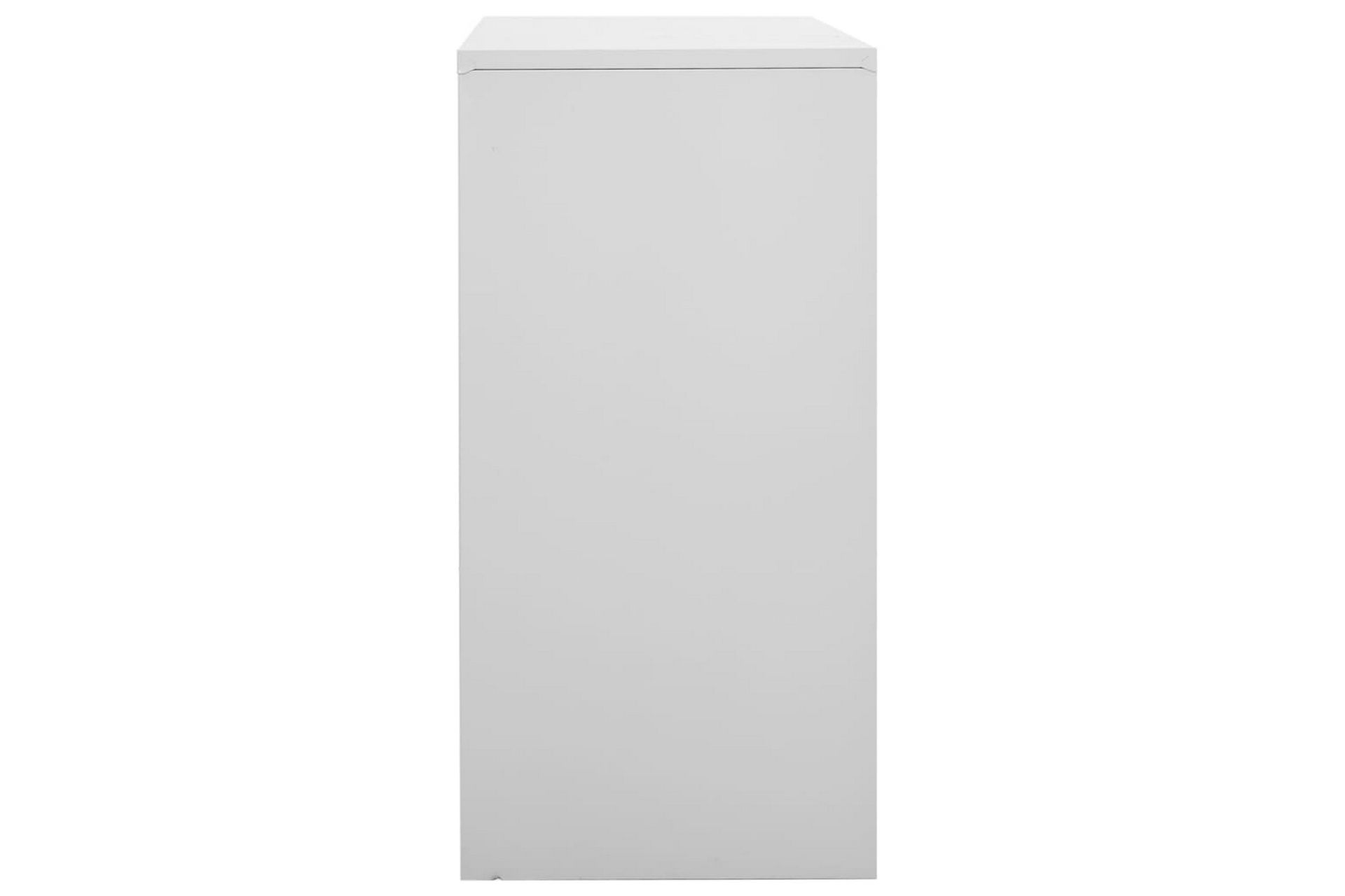 Pukukaappi vaaleanharmaa 90x45x92,5 cm teräs - Harmaa - Säilytys - Kaappi - Säilytyskaappi